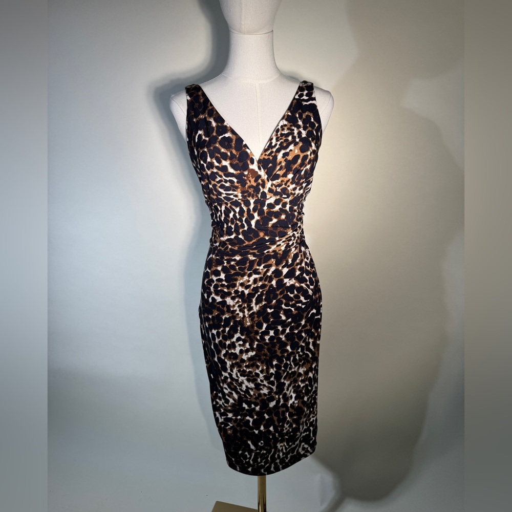 Ralph Lauren Bombshell 1950s Inspired Leopard Pri… - image 1